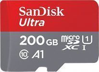 SanDisk Ultra Tarjeta de memoria microSDXC 200GB con adaptador SD