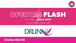 Ofertas Flash diarias en Druni