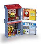 Pinypon Action- 2 Mixóplis Boxes Banco y Bombero con 1 Figura y Accesorios, niñas a Partir de 4 a 8 años