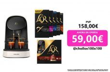TE PRESENTAMOS LA Cafetera L’OR Barista + 150 Cápsulas