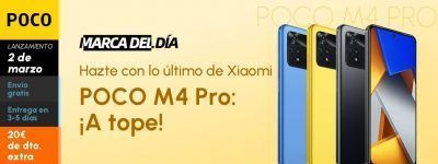 Hazte con el ultimo smartphone de Xiaomi, el POCO M4 Pro! con 20€ de dto.extra