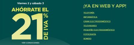 DÍAS SIN IVA EN EL CORTE INGLÉS