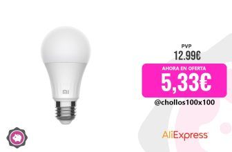 Bombilla LED inteligente Mi, blanca cálida, oficial