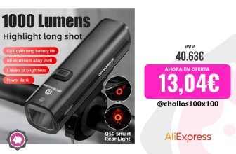 Luz de bicicleta OFFBONDAGE 1000lumen para bicicleta, banco de potencia, linterna, manillar de carga USB, mtb, luz de carretera