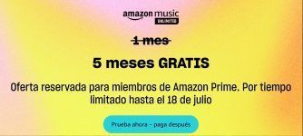 CHOLLAZO TOP: GRATIS 5 MESES AMAZON MUSIC UNLIMITED