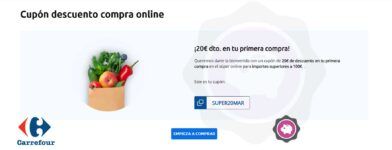 🛒 ¡Ahorra 20€ en tu primera compra online en Carrefour! 🏠💰