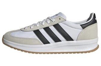 adidas Run 70S 2.0 Shoes, Zapatos Hombre, Cloud White/Core Black/Grey One, 43 1/3 EU