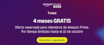 CHOLLAZO TOP: GRATIS 4 MESES AMAZON MUSIC UNLIMITED