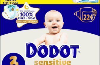 Dodot Pañales Sensitive Talla 3: máxima protección y suavidad para la piel del bebé 👶