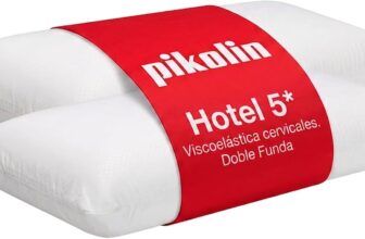 PIKOLIN Pack 2 Almohadas Hotel Viscoelásticas 60cm: Lleva el confort premium a tu casa 🛏️