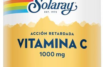 SOLARAY Vitamina C 1000mg: El aliado definitivo para tu sistema inmune 🍊