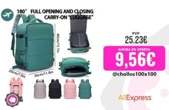 Mochila de Viaje 40x30x20 cm: El Chollo Definitivo para Volar con Ryanair y EasyJet por 9,56€