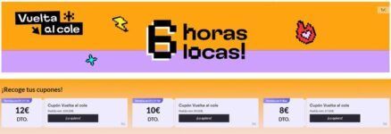 Cupones Descuento Miravia: Evening Drop y 6 Horas Locas