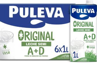 Puleva Leche Semidesnatada Pack 6x1L con Vitaminas A y D