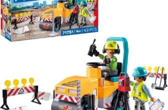 PLAYMOBIL Action Heroes Obra de Carretera: Diversión y Construcción para los más Pequeños
