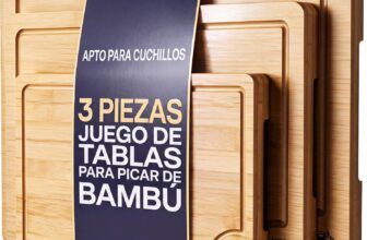 Set de 3 Tablas de Cortar de Bambú Deer & Oak | Resistentes y Ecológicas