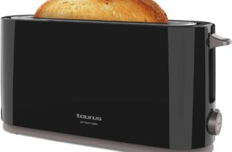 Taurus Mytoast Nero: La Tostadora de Ranura Extralarga para un Desayuno Perfecto 🍞