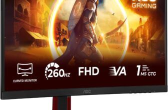 AOC C27G4Z2: El monitor gaming curvo de 260Hz que cambiará tus partidas