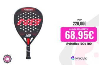 Pala de Pádel Enebe Massive Roja 2024: Domina la Pista con Potencia y Control 🎾