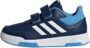 adidas Tensaur Hook and Loop Shoes, Zapatillas Unisex niños, Dark Blue White Blue Burst, 30 EU