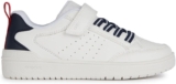 Geox J Washiba Boy A: Zapatillas Infantiles Blancas y Azul Marino