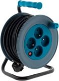 🔌 Zenitech – Carrete doméstico 15m 3G1 mm² Azul: seguridad y comodidad para tu hogar