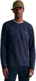 Camiseta GANT REG Shield LS para Hombre: El Básico de Manga Larga que Tu Armario Necesita 👕✨