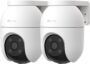EZVIZ 2PCS Camara Vigilancia WiFi Exterior 360°