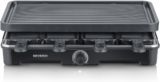 🍽️ SEVERIN RG 9670: Raclette Grill para 8 personas con plancha cerámica y revestimiento antiadherente