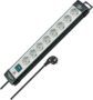 Regteta Premium-Line 8-tomas negro/gris light 5m H05VV-F 3G1,5
