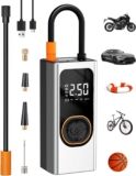 Compresor de Aire Portátil 6000mAh (150 PSI): tu inflador eléctrico todo-en-uno 💨