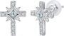 Pendientes Cruz Arrebol: Elegancia y Estilo en Plata de Ley 925