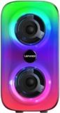 LEFANDI Altavoz Bluetooth 5.0 Inalámbrico Portátil con Luces LED y Sonido Estéreo 🎶