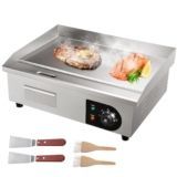 VEVOR Plancha Eléctrica 54 x 30 cm 3 kW Placa de Snacker