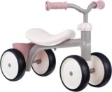 Smoby, Correpasillos Rookie Rosa, 4 Ruedas Silenciosas