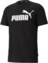 PUMA Ess Logo Tee, Camiseta de Deporte Hombre, Puma Black, S
