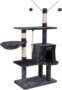 FEANDREA Árbol para Gatos Rascador con nidos Plataformas Bolas de Juego Gran Base 134 cm PCT35G