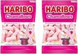 Haribo Chamallows Tubular – 125 piezas (850g) (Paquete de 2)