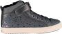 Geox J Kalispera Girl Talla 36 EU – Zapatillas Niña Gris Oscuro Transpirables