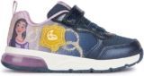 Geox J Spaceclub Girl A, Zapatillas, Lavanda Marina, 30 EU