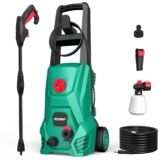 🧼 HYCHIKA Hidrolimpiadora 110 Bar: potencia portátil para una limpieza impecable