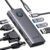 ORICO Estación de carga USB C, 8 en 1 para ordenador