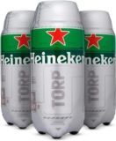 Heineken Cerveza Lager Barril Torp Pack, 5 x 2L