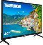 Telefunken 40DTF725 TV 40 Pulgadas Resolución Full HD 1920 x 1080, Diseño sin Marcos, DVBT2/S2/C