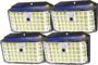 🌟 Luces solares Haokiang 4 Pack: iluminación exterior inteligente y eficiente