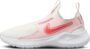 NIKE Flex Runner 3, Sneaker, Summit White/Magic Ember-Echo Pink, 38.5 EU