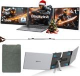 🖥️ Blackview Monitor Portátil Triple Ultradelgado 14″ FHD: productividad sin límites donde vayas