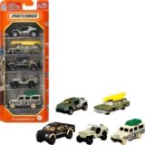 Mattel Matchbox Pack de 5 Vehículos del Desierto – Diversión y Aventura 🚗✨