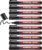 edding 300 marcador permanente – negro – 10 rotuladores
