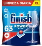 Finish Powerball Power All in 1 Pastillas para el lavavajillas Regular 63 pastillas